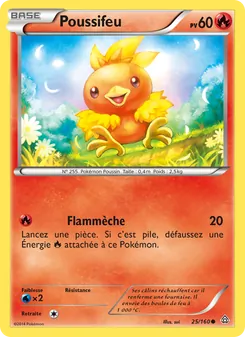 Carte Poussifeu de l'extension Primo-Choc, numéro 25/160
