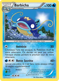 Carte Barbicha de l'extension Primo-Choc, numéro 40/160