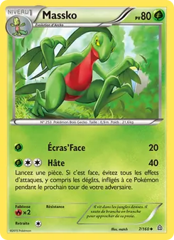 Carte Massko de l'extension Primo-Choc, numéro 7/160