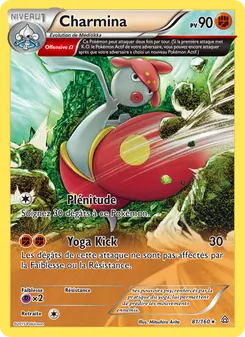 Carte Charmina de l'extension Primo-Choc, numéro 81/160