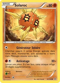 Carte Solaroc de l'extension Primo-Choc, numéro 83/160