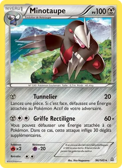 Carte Minotaupe de l'extension Primo-Choc, numéro 96/160