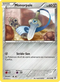 Carte Monorpale de l'extension Primo-Choc, numéro 98/160