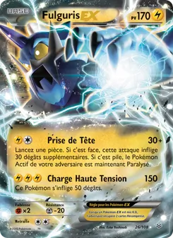 Carte Fulguris EX de l'extension Ciel Rugissant, numéro 26/108