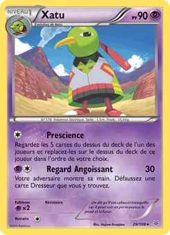 Carte Xatu de l'extension Ciel Rugissant, numéro 29/108
