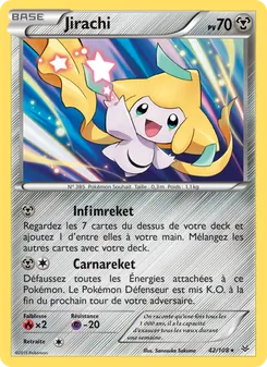 Carte Jirachi de l'extension Ciel Rugissant, numéro 42/108