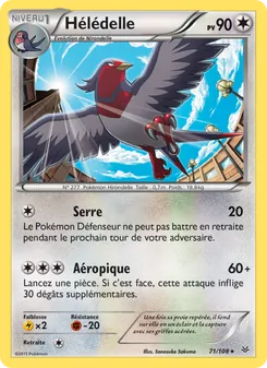 Carte Hélédelle de l'extension Ciel Rugissant, numéro 71/108