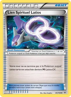 Carte Lien Spirituel Latios de l'extension Ciel Rugissant, numéro 85/108