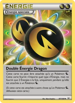 Carte Double Énergie Dragon de l'extension Ciel Rugissant, numéro 97/108
