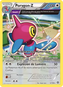 Carte Porygon-Z de l'extension Origines Antiques, numéro 67/98