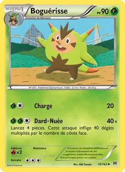 Carte Boguérisse de l'extension Impulsion Turbo, numéro 10/162