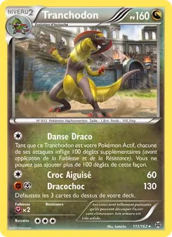 Carte Tranchodon de l'extension Impulsion Turbo, numéro 111/162