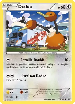 Carte Doduo de l'extension Impulsion Turbo, numéro 116/162