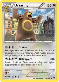 Carte Ursaring de l'extension Impulsion Turbo, numéro 122/162