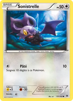 Carte Sonistrelle de l'extension Impulsion Turbo, numéro 131/162