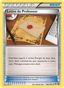 Carte Lettre du Professeur de l'extension Impulsion Turbo, numéro 146a/162