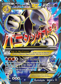 Carte M-Mewtwo EX de l'extension Impulsion Turbo, numéro 159/162