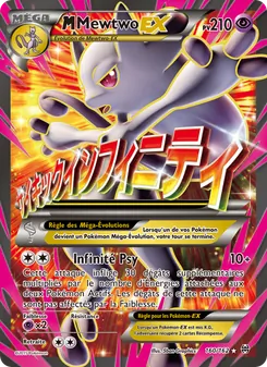 Carte M-Mewtwo EX de l'extension Impulsion Turbo, numéro 160/162