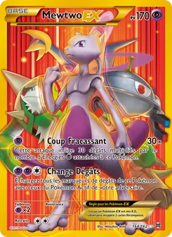 Carte Mewtwo EX de l'extension Impulsion Turbo, numéro 164/162