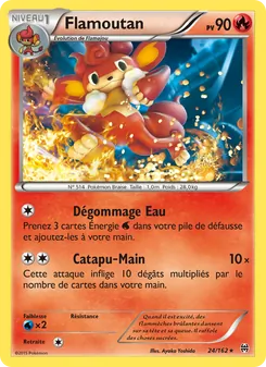 Carte Flamoutan de l'extension Impulsion Turbo, numéro 24/162