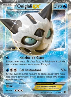 Carte Oniglali EX de l'extension Impulsion Turbo, numéro 34/162