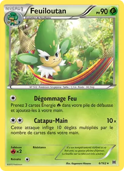 Carte Feuiloutan de l'extension Impulsion Turbo, numéro 6/162