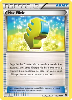 Carte Max Élixir de l'extension Rupture Turbo, numéro 102/122