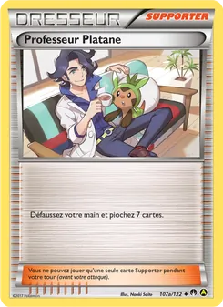 Carte Professeur Platane de l'extension Rupture Turbo, numéro 107a/122