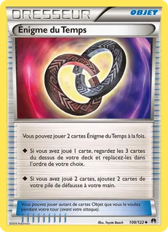Carte Énigme du Temps de l'extension Rupture Turbo, numéro 109/122