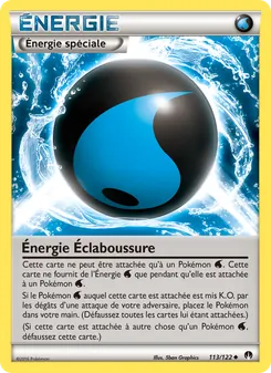 Carte Énergie Éclaboussure de l'extension Rupture Turbo, numéro 113/122