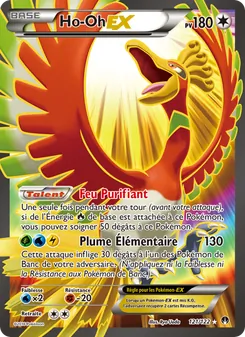 Carte Ho-Oh EX de l'extension Rupture Turbo, numéro 121/122