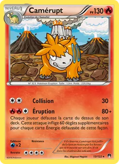 Carte Camérupt de l'extension Rupture Turbo, numéro 13/122