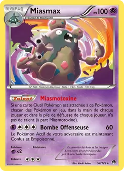 Carte Miasmax de l'extension Rupture Turbo, numéro 57/122