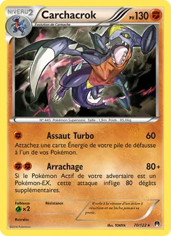 Carte Carchacrok de l'extension Rupture Turbo, numéro 70/122