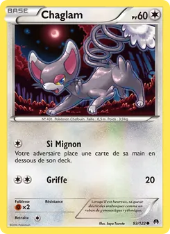 Carte Chaglam de l'extension Rupture Turbo, numéro 93/122