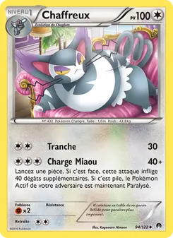 Carte Chaffreux de l'extension Rupture Turbo, numéro 94/122