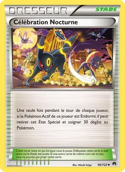 Carte Célébration Nocturne de l'extension Rupture Turbo, numéro 96/122