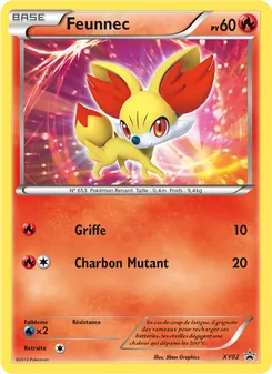 Carte Feunnec de l'extension Promo XY, numéro XY02/211