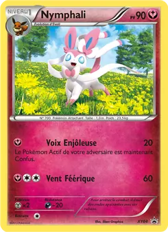 Carte Nymphali de l'extension Promo XY, numéro XY04/211