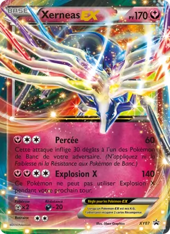 Carte Xerneas EX de l'extension Promo XY, numéro XY07/211