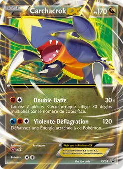 Carte Carchacrok EX de l'extension Promo XY, numéro XY09/211