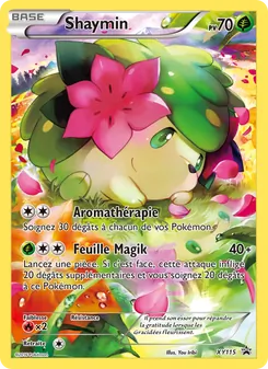Carte Shaymin de l'extension Promo XY, numéro XY115/211