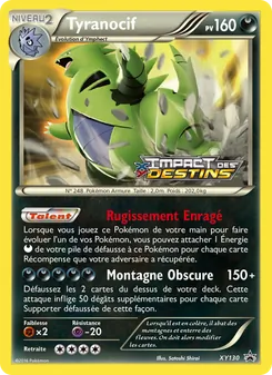 Carte Tyranocif de l'extension Promo XY, numéro XY130/211