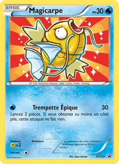Carte Magicarpe de l'extension Promo XY, numéro XY143/211