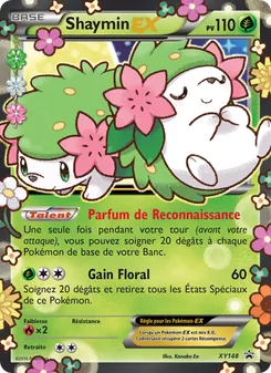 Carte Shaymin-EX de l'extension Promo XY, numéro XY148/211