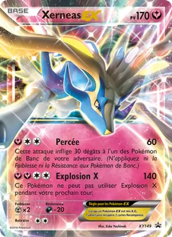 Carte Xerneas EX de l'extension Promo XY, numéro XY149/211
