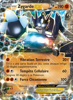 Carte Zygarde EX de l'extension Promo XY, numéro XY151/211