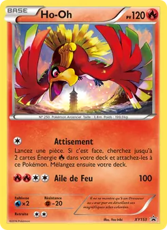 Carte Ho-Oh de l'extension Promo XY, numéro XY153/211