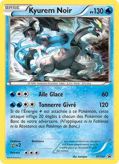 Carte Kyurem Noir de l'extension Promo XY, numéro XY160/211