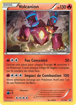 Carte Volcanion de l'extension Promo XY, numéro XY164/211